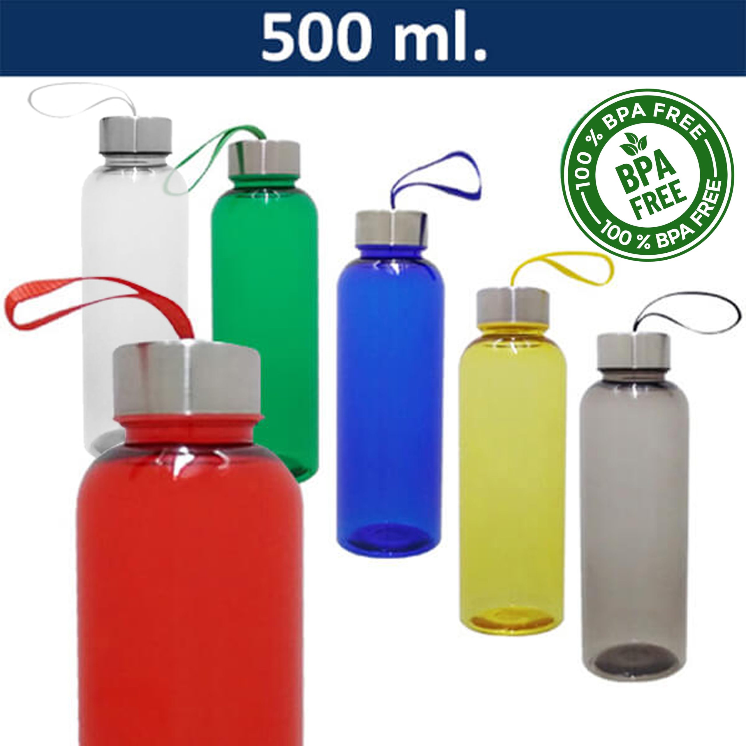 M27 BPA Free Botella Plástica con Cinta M27 - Imagen 1