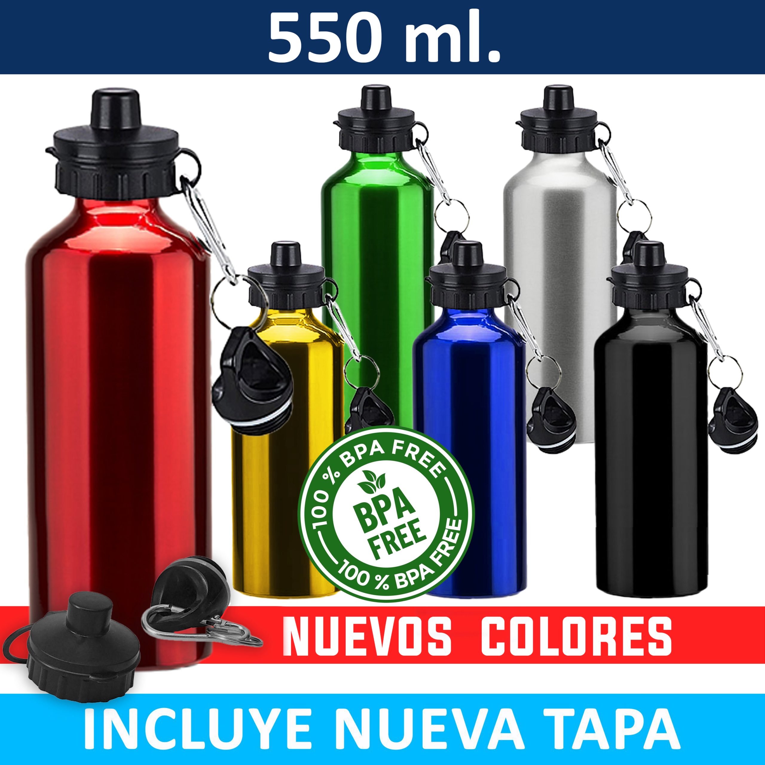 M51 BPA Free Botella Deportiva Aluminio M51 - Imagen 1