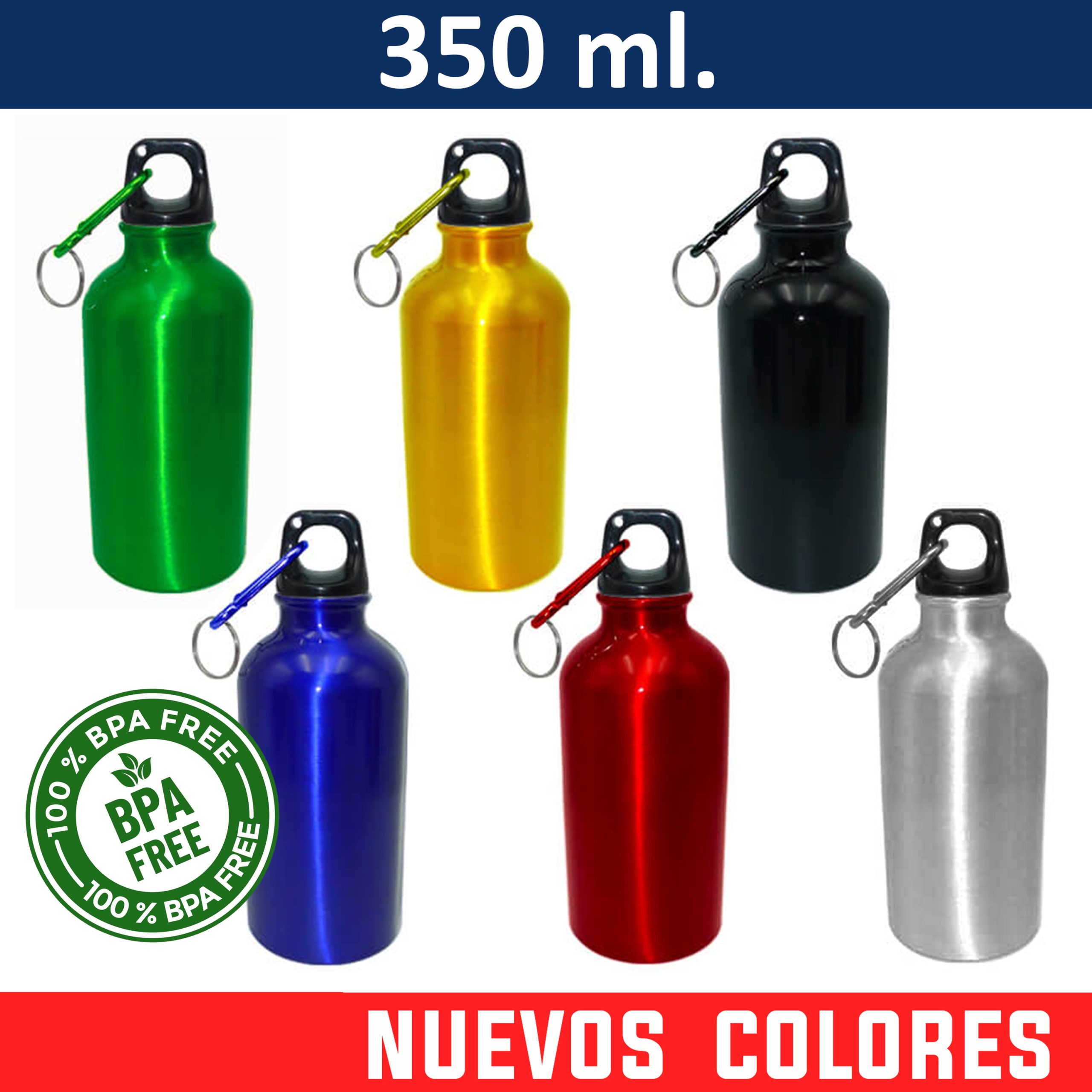 M52 BPA Free Botella Deportiva Aluminio M52 - Imagen 1