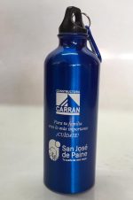 botella de aluminio M51 grabada en rayos uv
