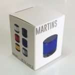 altavoz bluetooth presentación caja