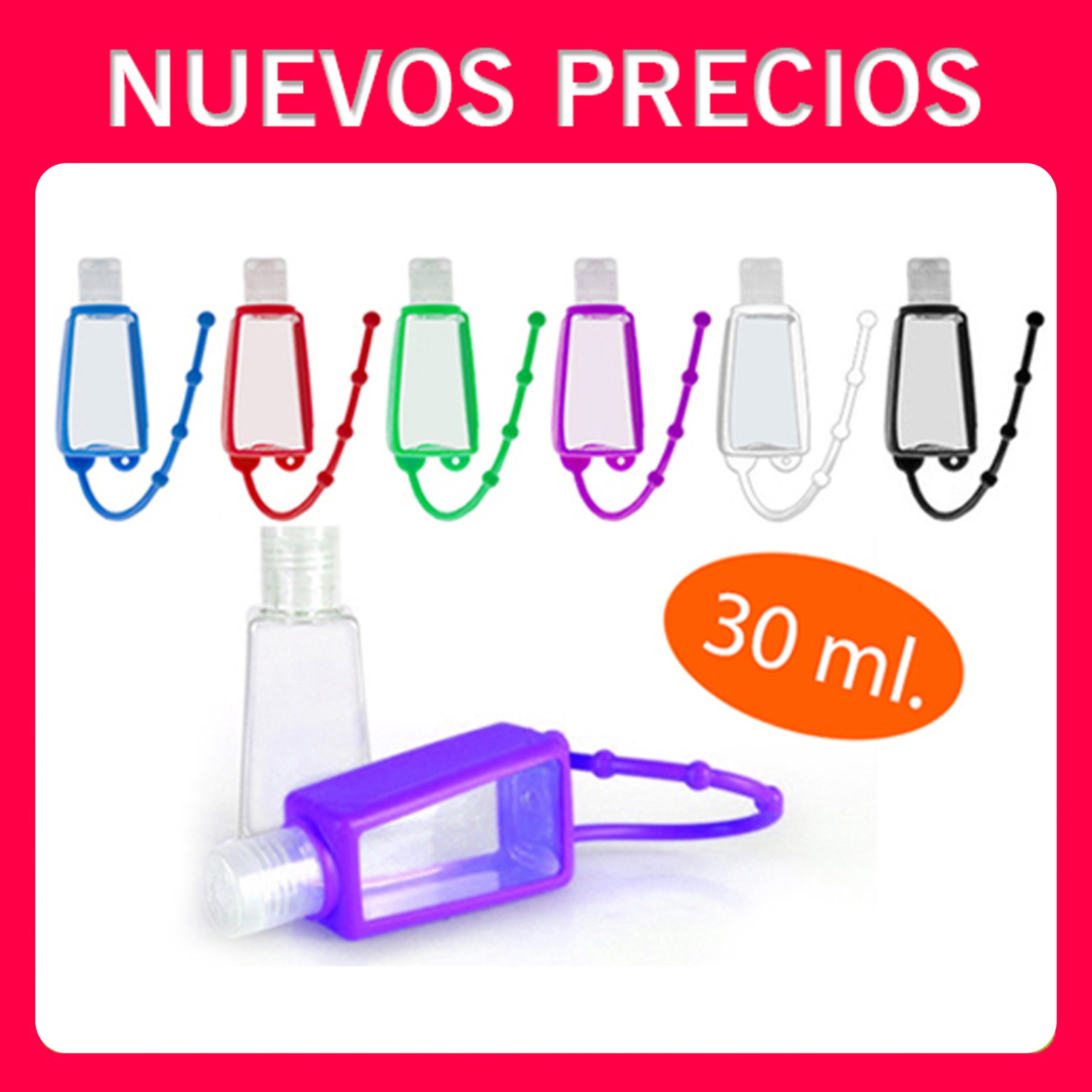 AH1 Portada OK Envase con Alcohol gel Transportable Hanger AH1 - Imagen 1
