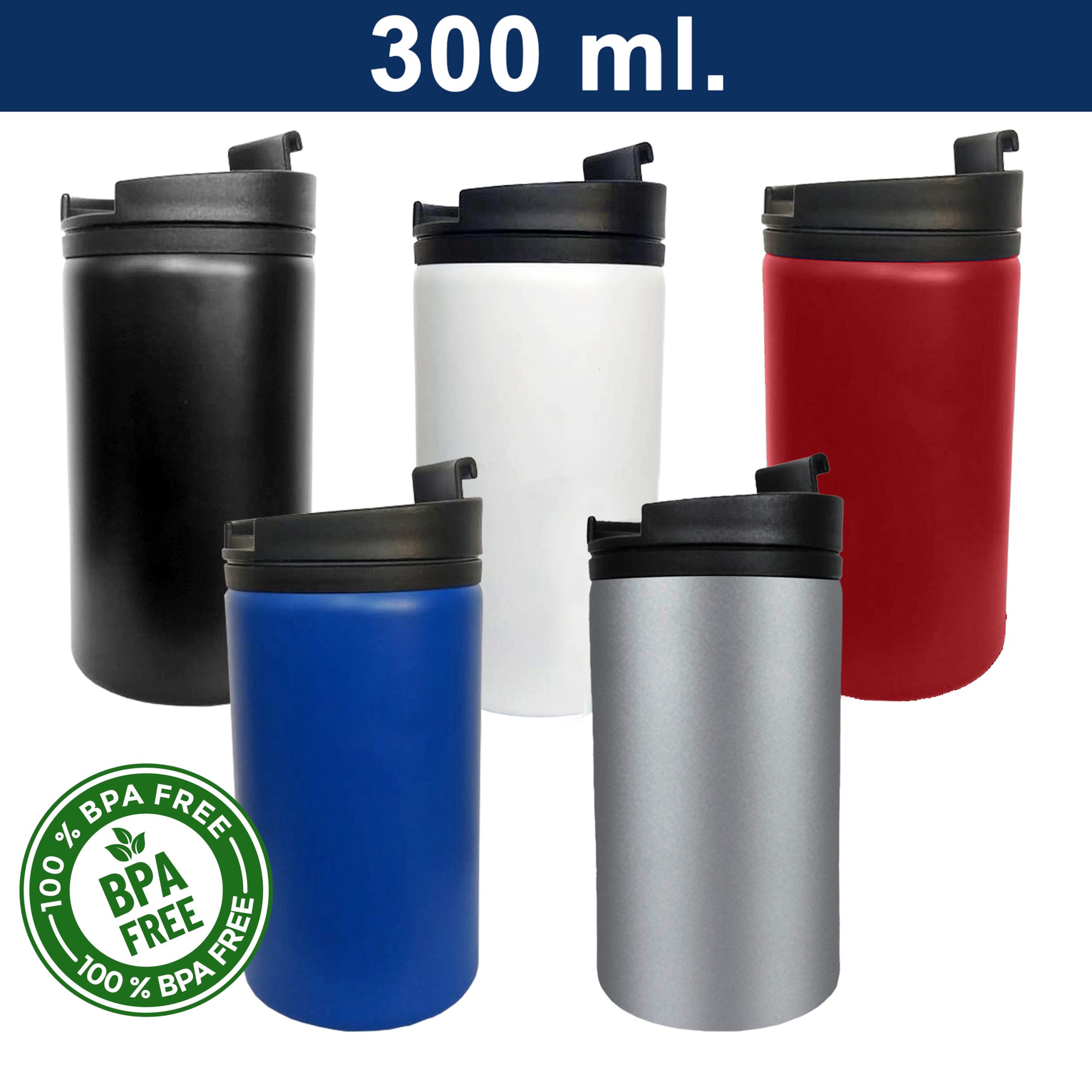 M14 BPA Free Mug Térmico Acero inoxidable Plástico M14 - Imagen 1
