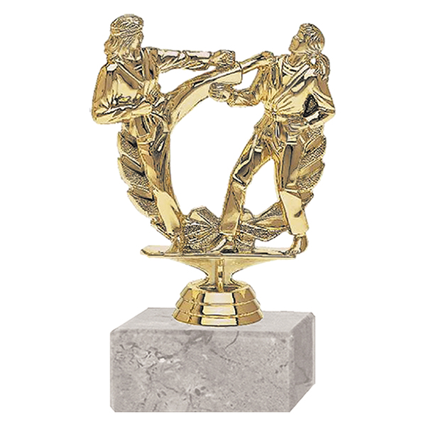 142-1451-G.jpg Trofeo Plástico Karate Femenino Doble - Imagen 1