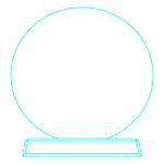 Galvano Cristal Circular 2348 - Imagen 4