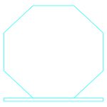 Galvano Cristal Octagonal 2349 - Imagen 4