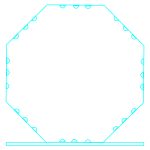 Galvano Cristal Octagonal 2376 - Imagen 4
