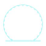 Galvano Cristal Circular 2377 - Imagen 4