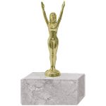 Trofeo Plástico Gimnasia Mujer