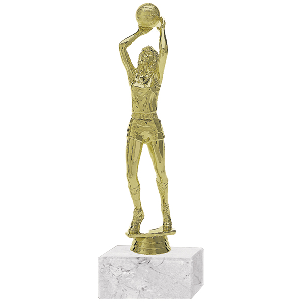 271-PD-1506.jpg Trofeo Plástico Básquetbol Femenino Grande - Imagen 1