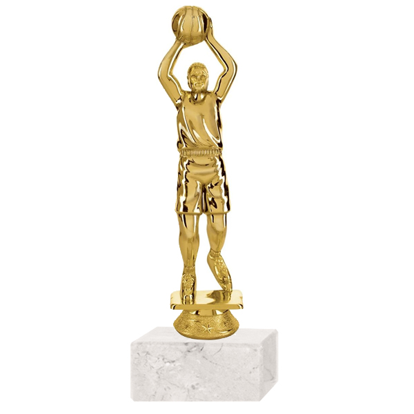 329_B497.jpg Trofeo plástico FR Básquetbol Masculino - Imagen 1