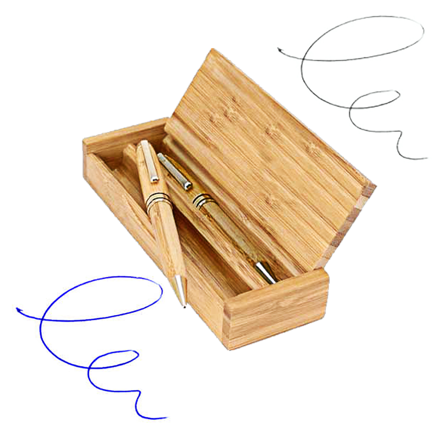 B7-portada.jpg Set Bolígrafo Portaminas Bamboo B7 - Imagen 1