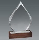 Galvano Cristal con Base de Madera BLAS 54 - Imagen 2