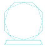 Galvano Cristal Octagonal CTA 18 - Imagen 5