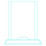 Galvano Cristal Rectangular LSA 066 - Imagen 5