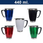 Mug Térmico Cónico Acero Inoxidable PVC M29 - Imagen 2