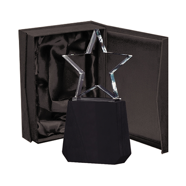 blas27caja.jpg Galvano Cristal con Base de Madera BLAS 27 - Imagen 1