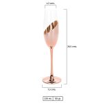 Set de 4 Copas Champagne Encobrizadas M85 - Imagen 6