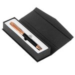 Bolígrafo Metálico Encobrizado Negro con estuche L75+B - Imagen 3