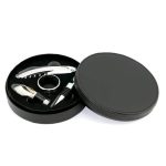 Set de Vino Símil Cuero W7