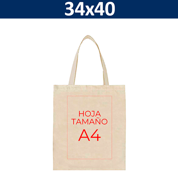 AL01_34x40 Bolsa Algodón AL01 - Imagen 1