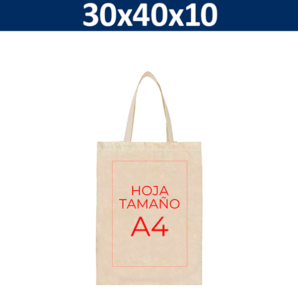AL02_30x40x10 Bolsa Algodón AL02 - Imagen 1