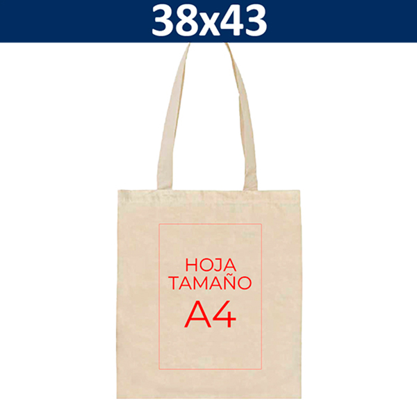 AL04_38X43 Bolsa Algodón AL04 - Imagen 1