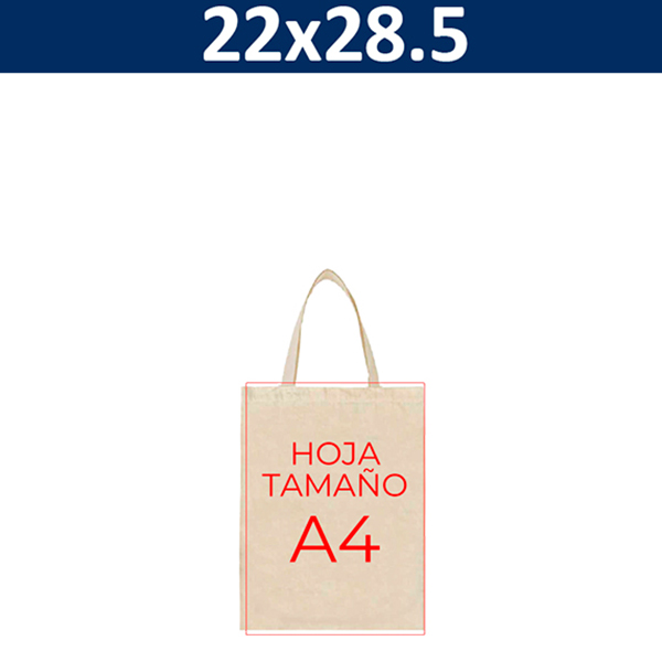 AL06_22X28.5 Bolsa Algodón AL06 - Imagen 1