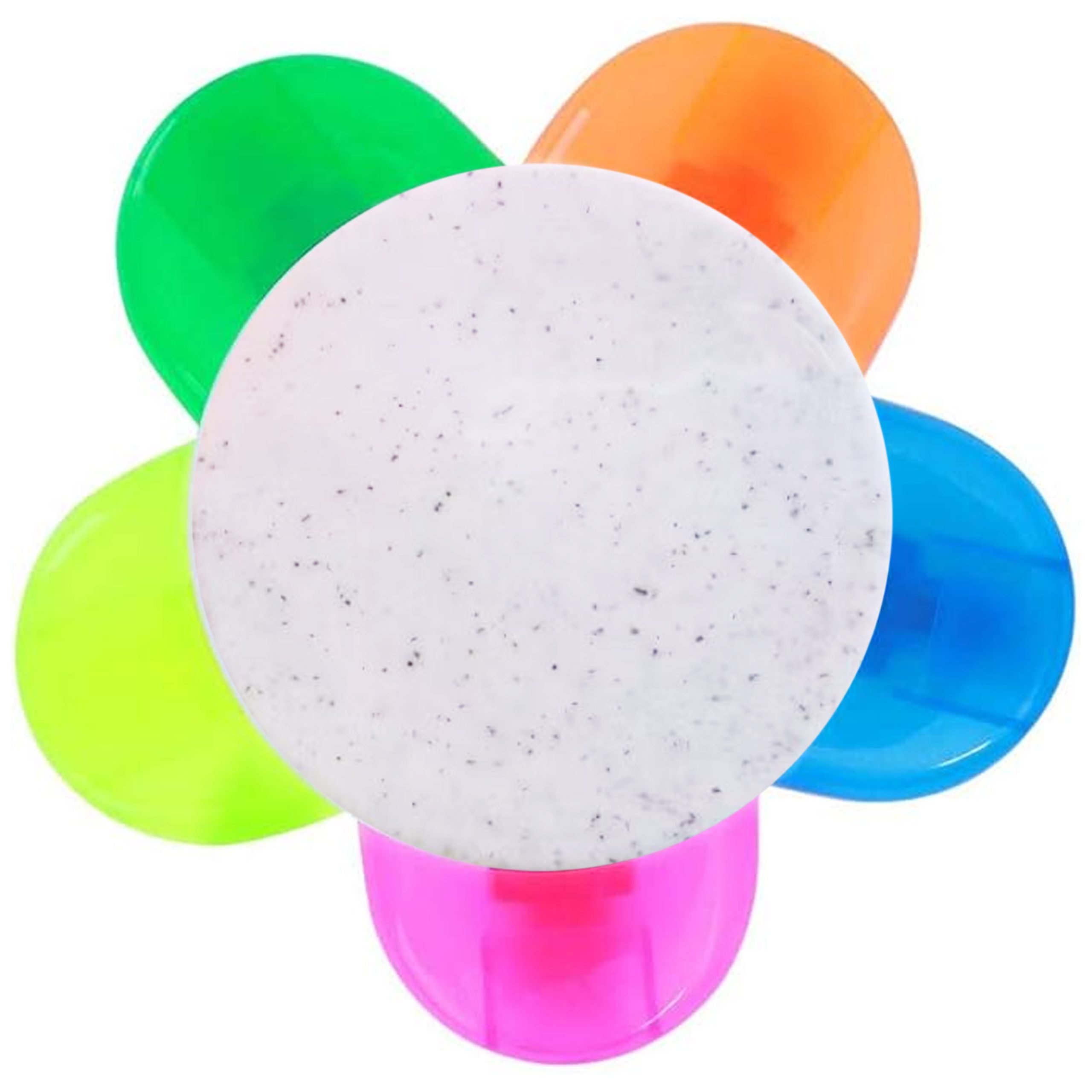 Marcador 5 colores Destacador en forma de Flor B16 - Imagen 1