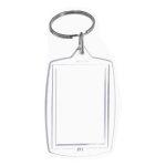 Llavero Plástico Transparente para Foto K76