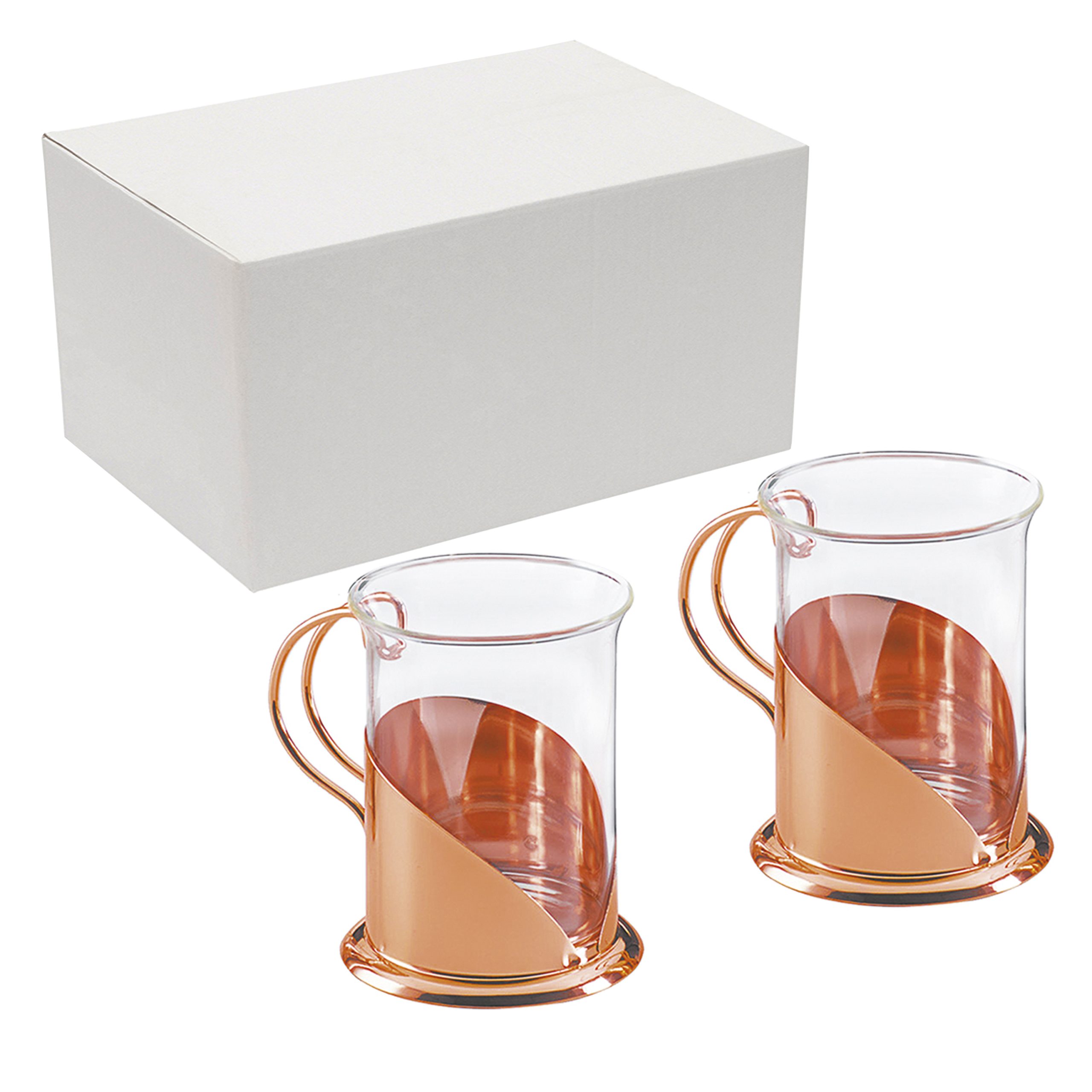 M69 Portada Set de 2 tazas para café encobrizadas M69 - Imagen 1