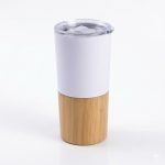Mug Térmico Acero Inoxidable/detalles Bamboo M202 - Imagen 4