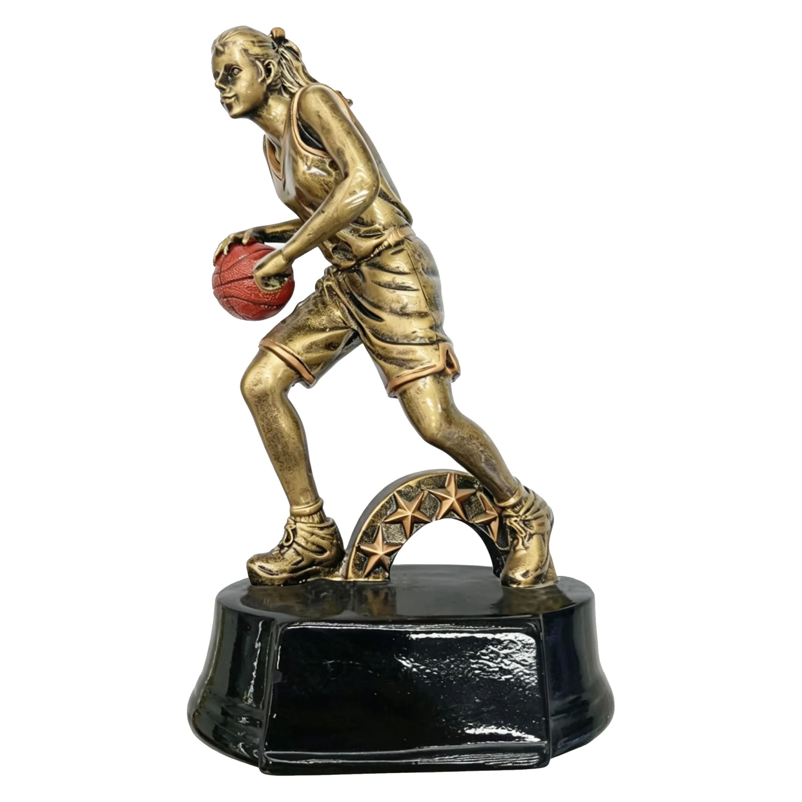 BAS 10 Trofeo Resina Basquetbolista Femenino BAS10 - Imagen 1