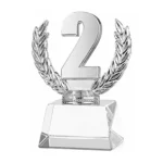 Trofeo Resina/Cristal CT07 Plata